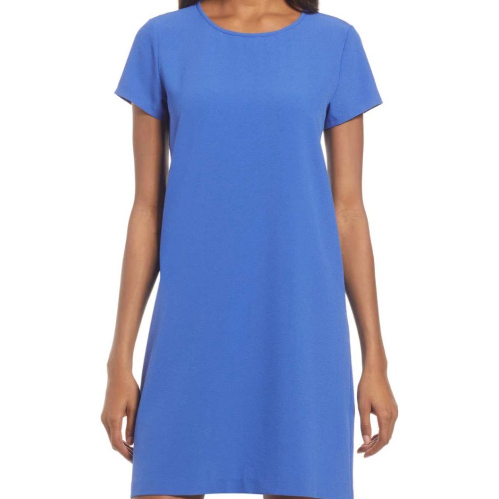 Crepe Shift Dress